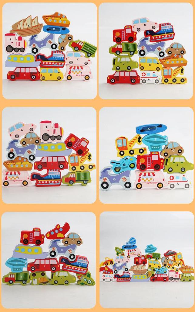 3D Animal Transportation Wooden Jigsaw Puzzle - Educational Toy for Children