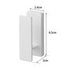 Yamazaki Tower Wall Set of Compatible with x D3 x Hook Drywall Tweezers and Wood Wall Inconspicuous 1688 Hooks, 3, Drywall, White, W2.4 H6.5cm (Each