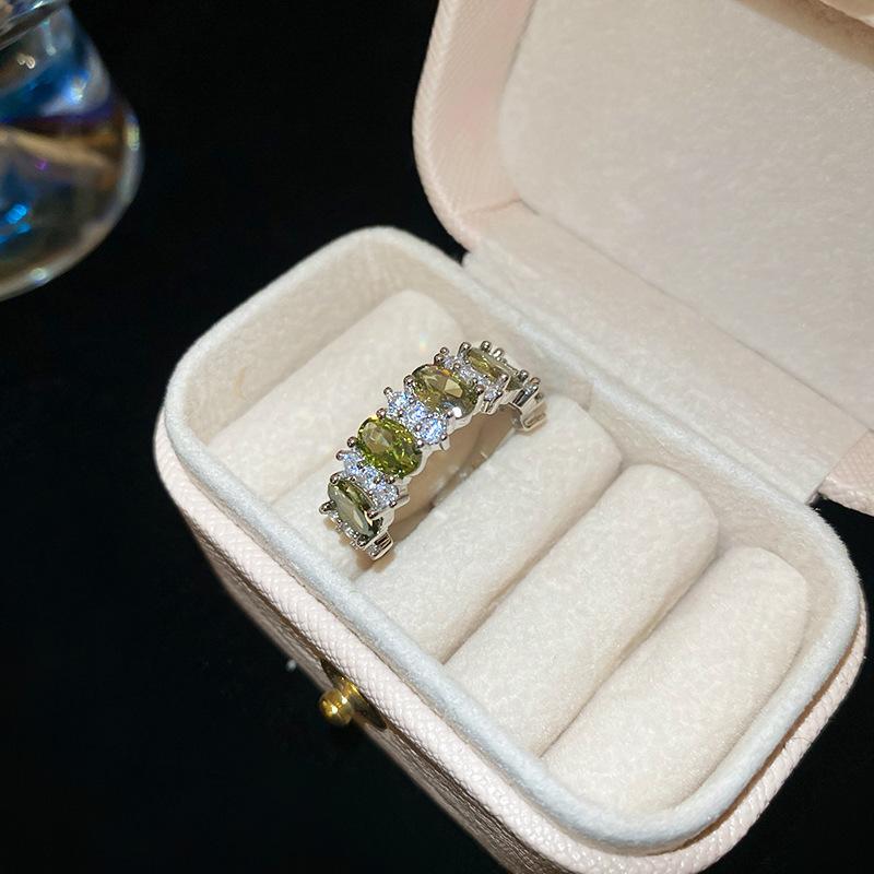 Prsten na otevírání sáčků se cukrem, pozlacený skutečným zlatem, osazený diamanty, Lehký, Vysoce luxusní, High-end, Prsten na ukazováček, Univerzální šperk pro dojíždění