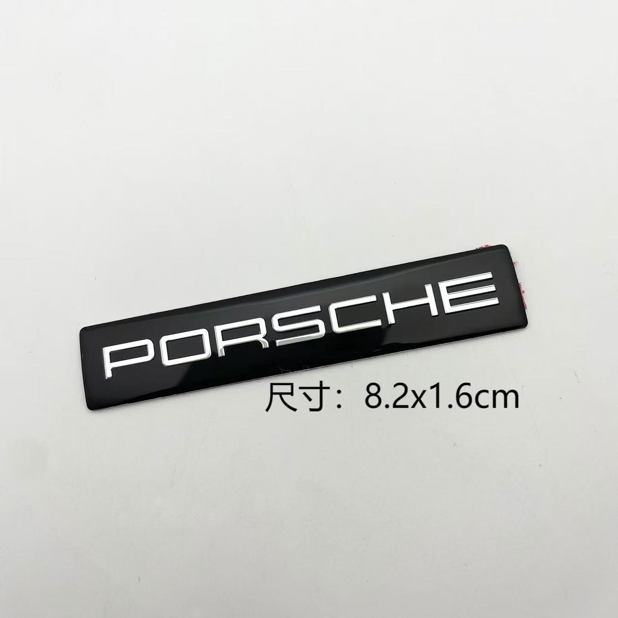 Auto Styling 3D Aluminium Aufkleber Emblem Abzeichen Dekal Dekoration Für Porsche Cayenne Panamera Macan 718 911 918 944 Taycan Boxster xhrg00