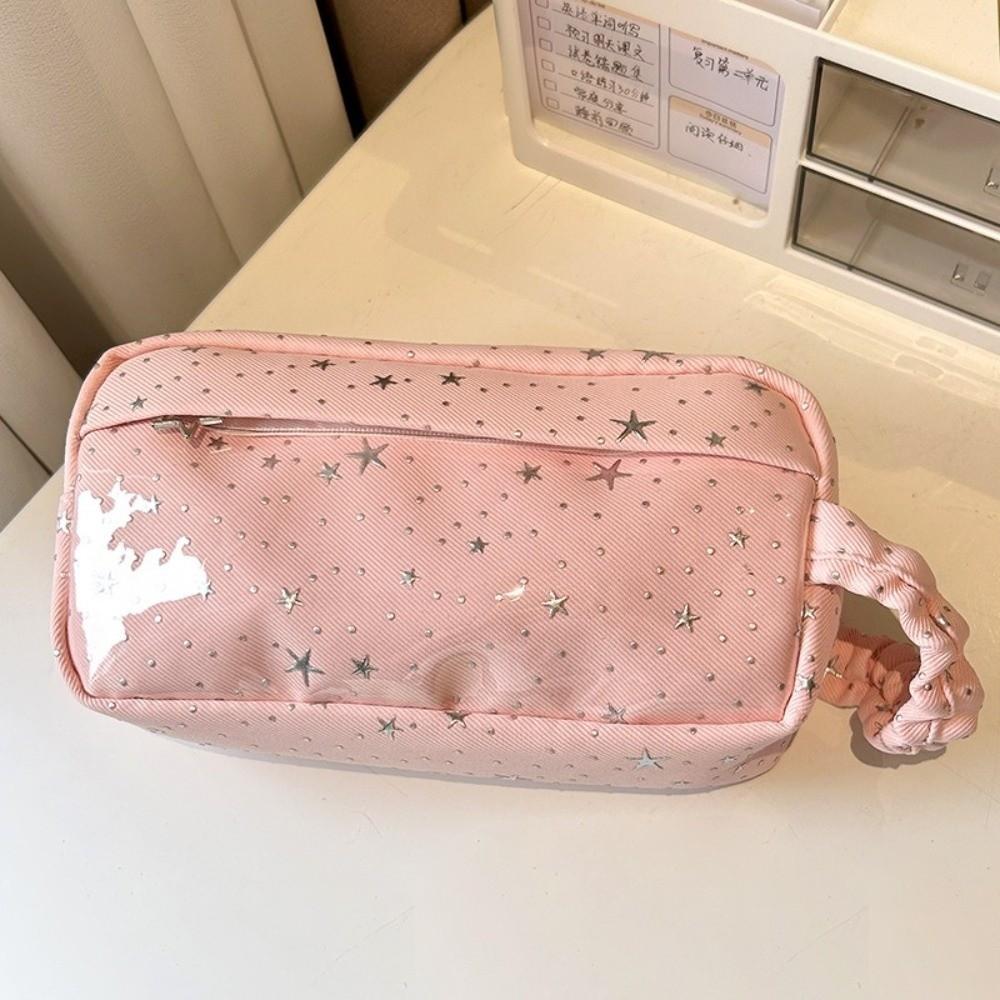 Portable Pen Bag Large Capacity Stationery Bag Kawaii Pencil Case  Students