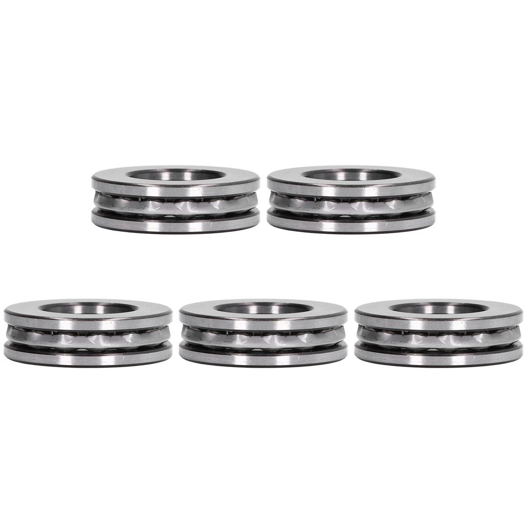 5Pcs Thrust Ball Bearings Plane Axial Thrust Balls Bearing for Crane Hooks Vertical Water