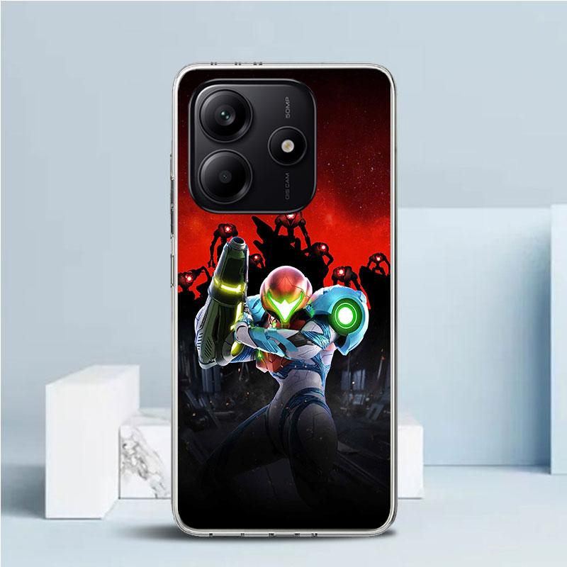 Game M-Metroids Soft Cover for Xiaomi Redmi Note 15 14 13 12 Pro Plus Phone Case 14S 11S 11T 11E 10S 10 4G Pattern Shell Redmi N