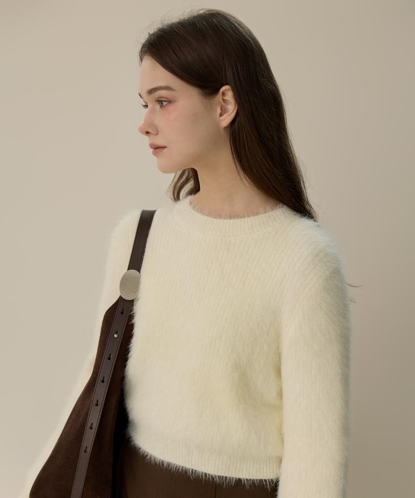 ELLIOTI Fur Crewneck Sweater_2Color