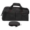 Electrician Shoulder Bag Tool Storage Organizer Carrying Case for Keys Screwdrivers Pliers16in