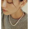 Spring and Summer New Korean Version Small Fragrance Gradually Change the Size Imitation Pearl Fashion Celebrity Temperament Necklace Collarbone Chain