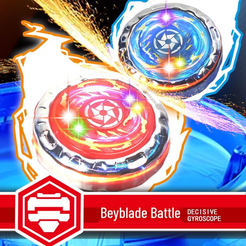 Night Market Luminous Spinning Top Sword - Traditional Battle Burst Toy for Boys