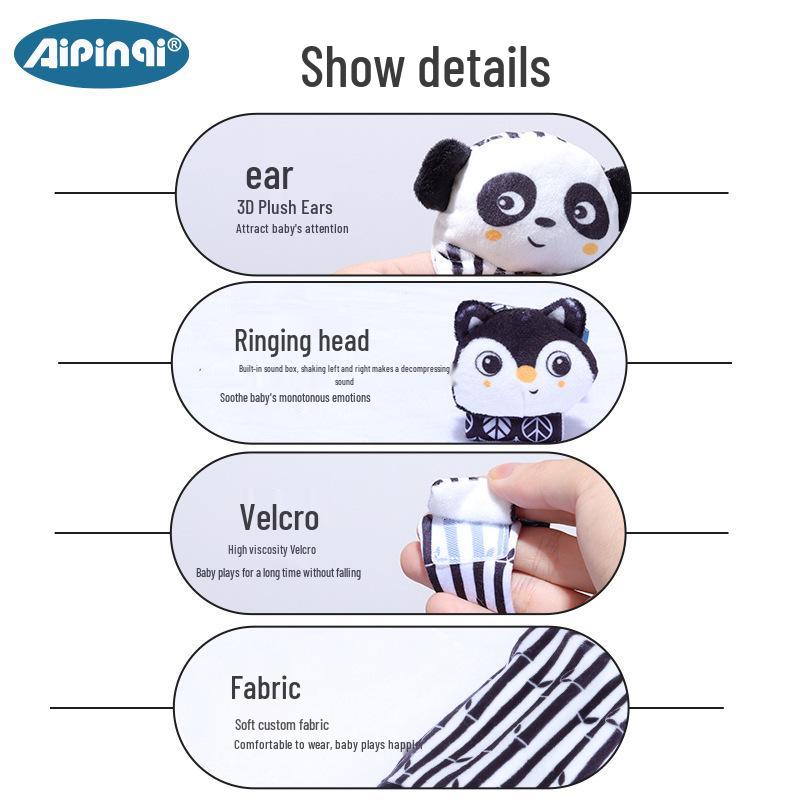 Aipinqi Baby Rassel-Socken: Lernspielzeug & Neugeborenen-Geschenk (0-1 Jahr)