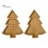 Christmas Tree Shaped Tray Wooden Charcuterie Dessert Boards Steak Dinner Plate Safe Easy To Clean Serving Platter for Parties Events