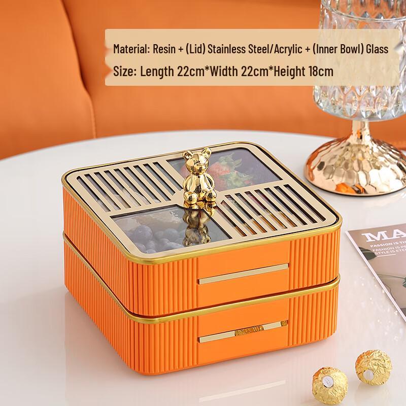 Elegant Multi-tier Melamine Dried Fruit and Candy Serving Tray