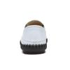 Men's Spring Autumn New 2024 Leather Loafers Slip-on Soft Casual Shoes Comfortable Drive Flats White Breathable Shoes
