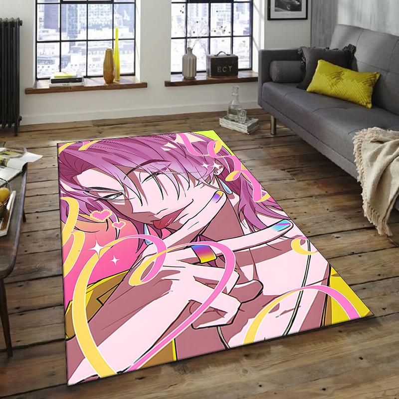 1pc KPop Demon Hunters27 Design Area Rug - Non-Slip, Soft & Cozy Floor Mat for Living Room, Bedroom, Office - Indoor/Outdoor Decorative Carpet