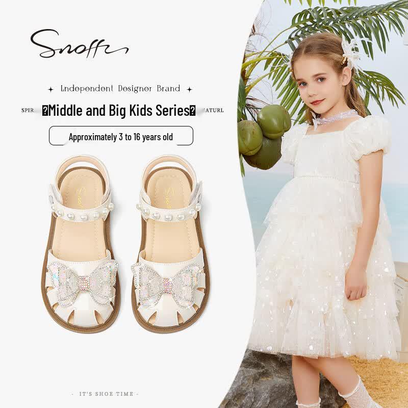 Snafe Girls  Soft-Sole Princess Sandals 29