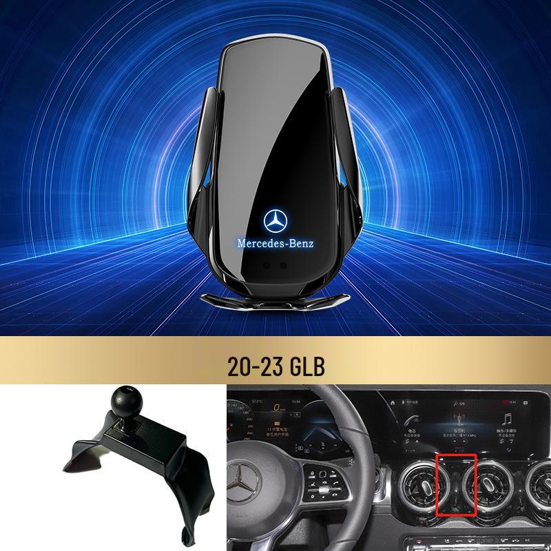 Bezdrátový držák telefonu s rychlým nabíjením Mercedes-Benz pro třídu C/třídu R/třídu S/třídu E/GLK/třídu B