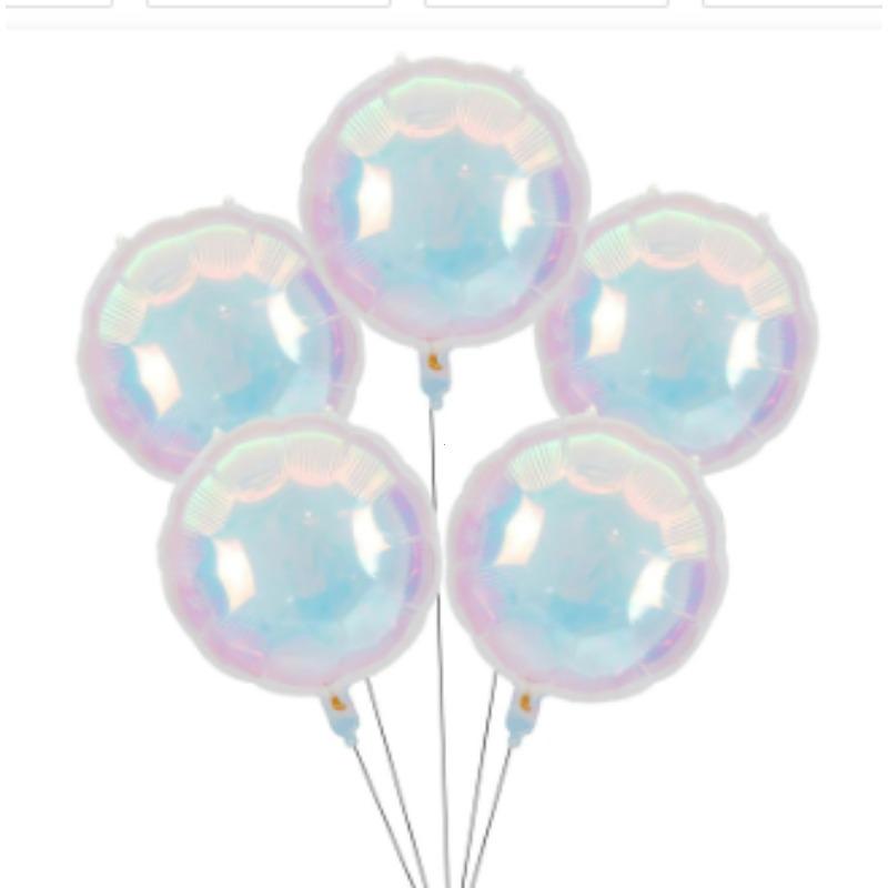 

Пять 18-дюймовых красочных круглых шаров, красивые разноцветные воздушные шары, подходят для украшения на день рождения, фестивальные шары