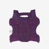 Pleatsmama Glitter Deep Purple New Bow Bag