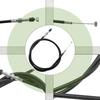 Quick Install Throttle Cable For HRX217, HRX217K1, HRX717K2, HRX215K3, HRX21K4 Garden Equipment Durability Design