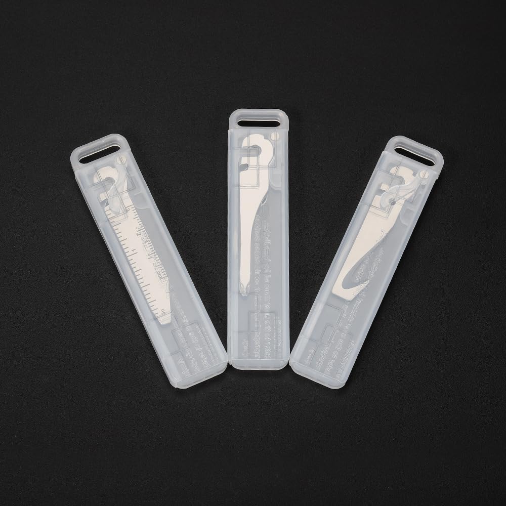 Customize your multi-tool to your liking with the Roxon FT09 Flex dedicated accessory set (rope cutter, file, ruler, large flathead screwdriver, and P