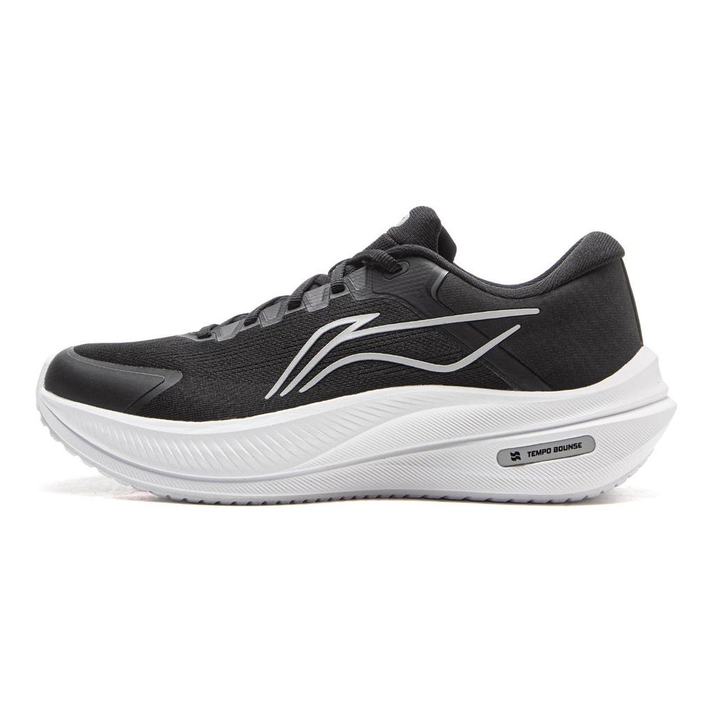 Li Ning Yueying 5 Dämpfung, Abriebfest Niedriger Schaft Freizeit Laufschuhe Damen Schwarz ARHV016-20