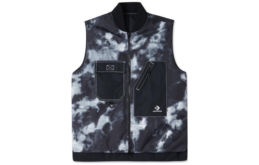 Converse Vests Men s Black V Neck Moderate Other 10023762-A01 L