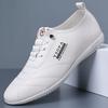 Leather Shoes Men's New Spring Little White Shoes One-pedal Casual Shoes Versatile Leather Breathable Soft-soled Doudou Shoes Driving Shoes