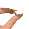 Golden Sparkly Thin Diamond Ring - Exquisite, Light Luxury Fashionable Finger Accessory