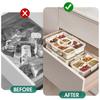 4/8 Compartments Divided Serving Tray with Lid Handle Portable Snack Platters Organizer Reusable Fruit Divided Plate Box