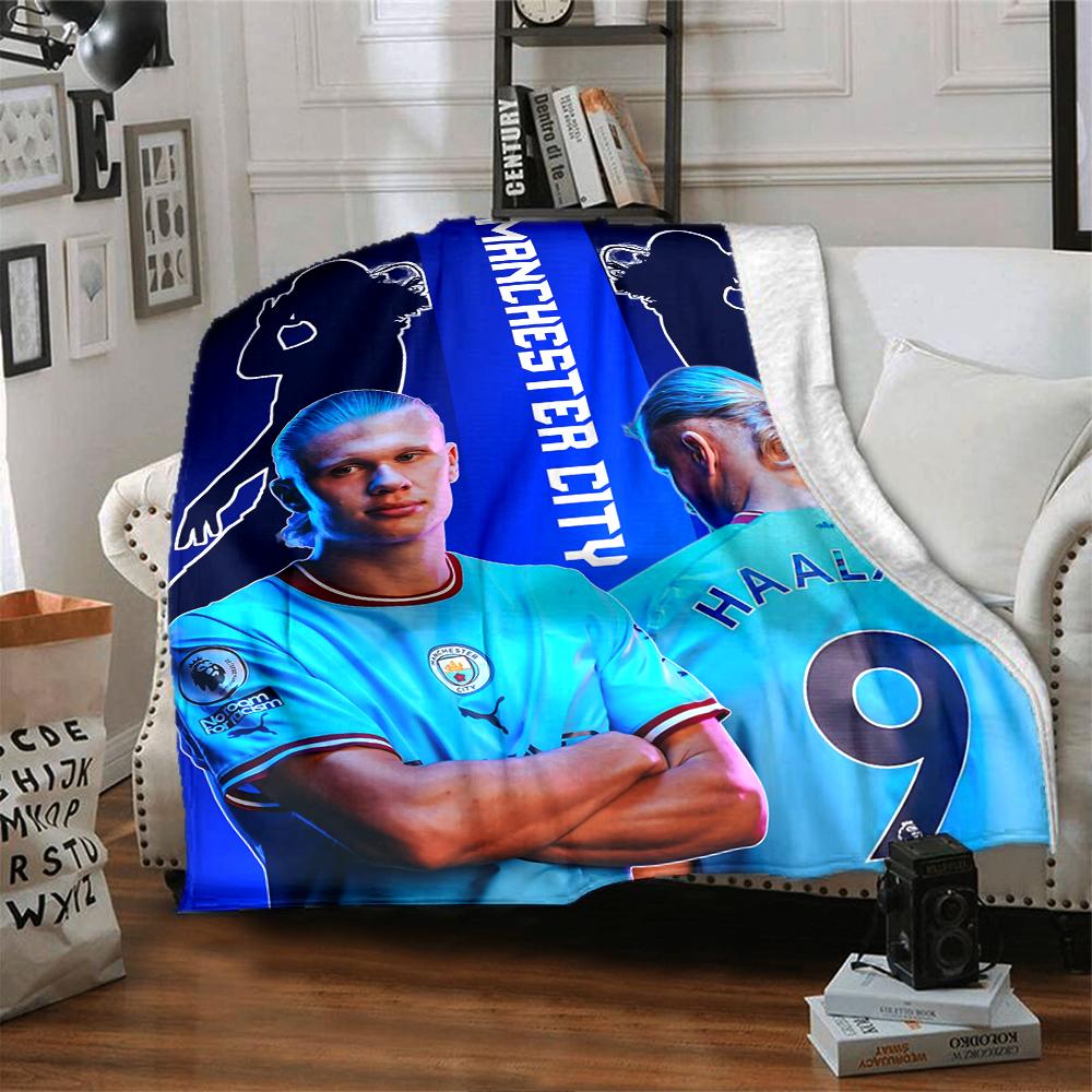 Haalands Dynamic Collage Blankets Flannel Printed Breathable Warm Throw Blanket for Home Office Bedspreads 0708a78