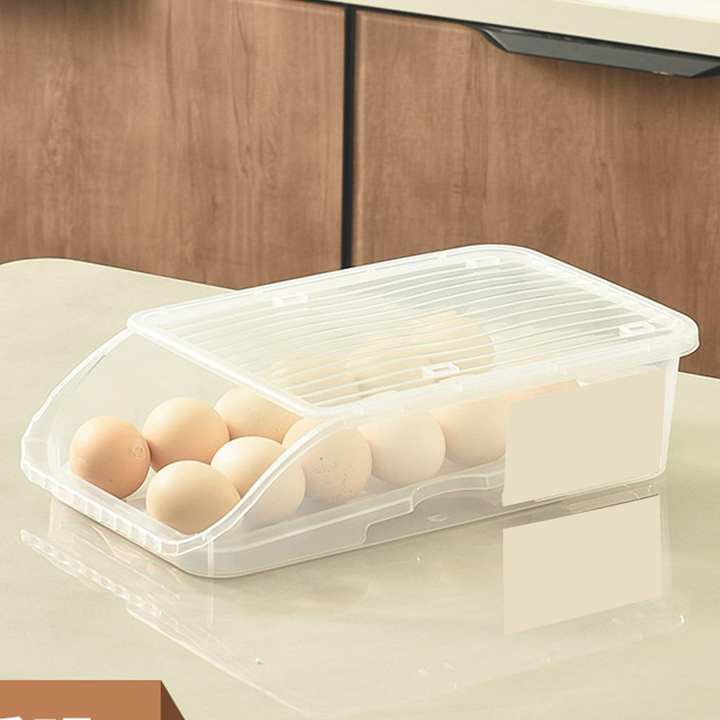 Egg Holder Innovative Auto Rolling Egg   Stacked Egg Tray Fridge Egg Storage Box for Home Kitchen