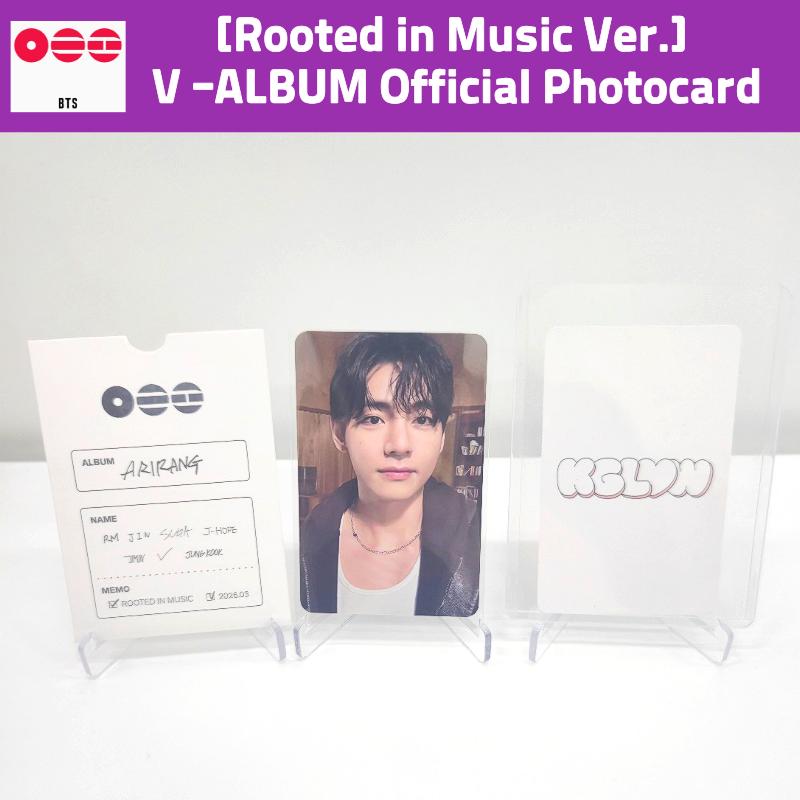 BTS ARIRANG Album POB Vorteil Fotokarte Offizielles Geschäft Geschenk Auswahl V - ALBUM MUSIC VER