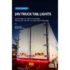 Bande de feux de hayon LED 24V pour camion Barre de feux arrière Étanche Dynamique Clignotant supplémentaire de recul Freinage Flash Feux de signalisation