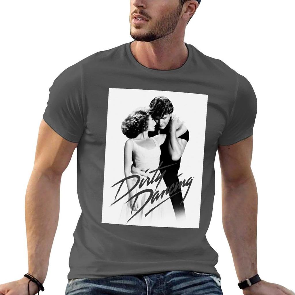 Dirty Dancing Poster Movie TShirt Casual Minimalist Short Sleeve Top