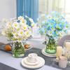 Artificial Flowers Wedding Silk Flowers Artificial Chrysanthemum Bouquet 2 or 5 Stems Realistic Silk Flowers Uv for Home