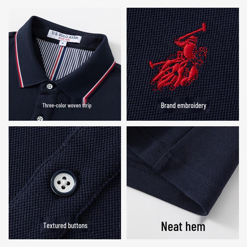 U.S. Polo Assn. Heren Lange Mouw Polo Shirt