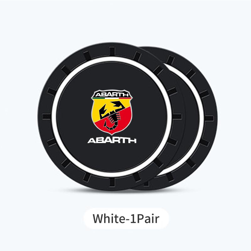 Car Silicone Coaster Mug Drinks Non-Slip Mat Mute Pad H Accessories For Fiat Abarth Grande Punto Tipo Stilo Ducato Palio 500x Brav