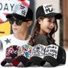 Alphabet Embroidered Mesh Cap With Sun Protection For Summer Casual Wear
