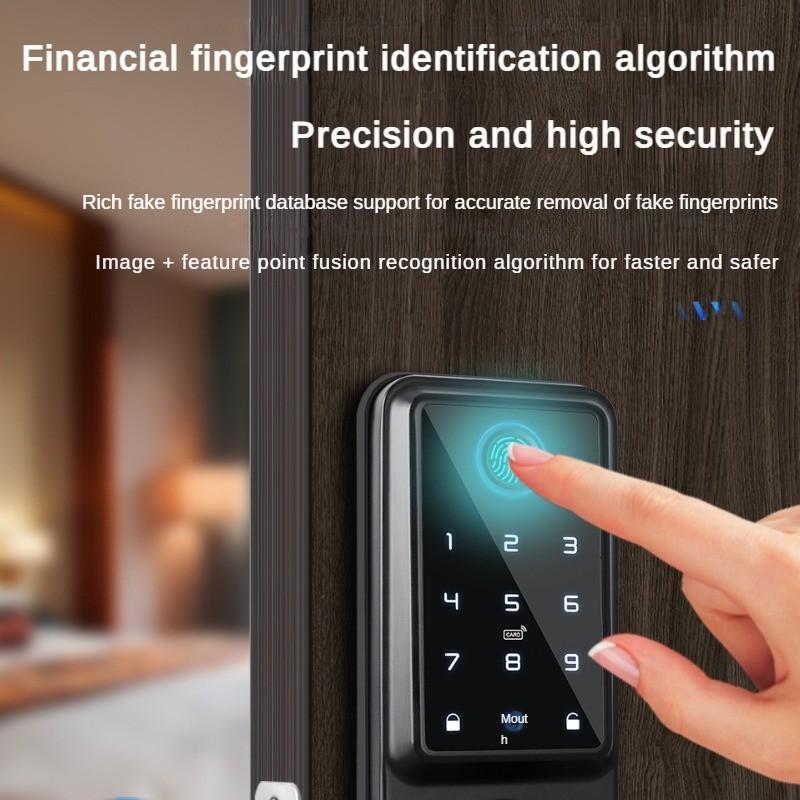 APP Remote Operation Door Lock WiFi Fingerprint Smart Lock Indoor Password Wooden Door Lock