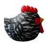 Wood Carving Ornaments Hand-Carved Solid Wood Chicken Figurines Cute Desktop Decorations Rustic Animal Decor for Farmhouse Home Gift