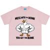 Mess with The Honk You Get The Bonk Funny Duck Meme Tshirt Unisex Unisex Hiphop Tshirt Summer Loose Casual Cotton Fashion Tshirts