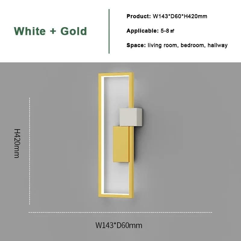 Modern LED Wall Lamps For Living Room Study Room Bedroom Bedside Aisle Stairs Wall Lights Home Decor Indoor Lighting Fixtures