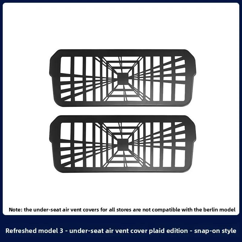 Car Sticker For Tesla Model 3 Y Juniper Highland Insect Proof Mesh Water Barrier Air Conditioning Inlet Dust Cover Wholesale Car