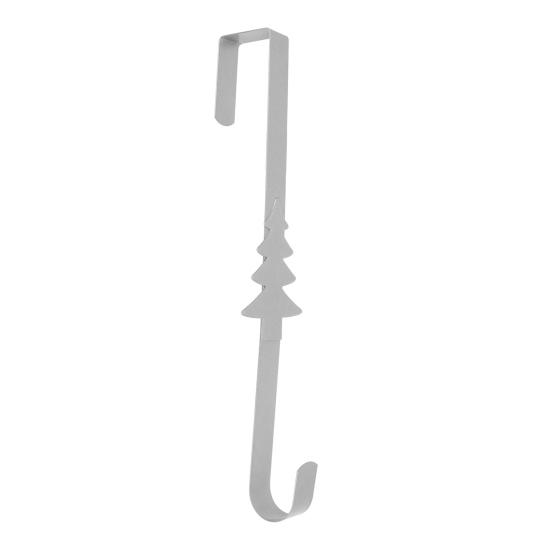 Christmas Wreath Hook Star Snowflake Christmas Tree Elements Metal Door Hanger Over The Door Hooks Hanger