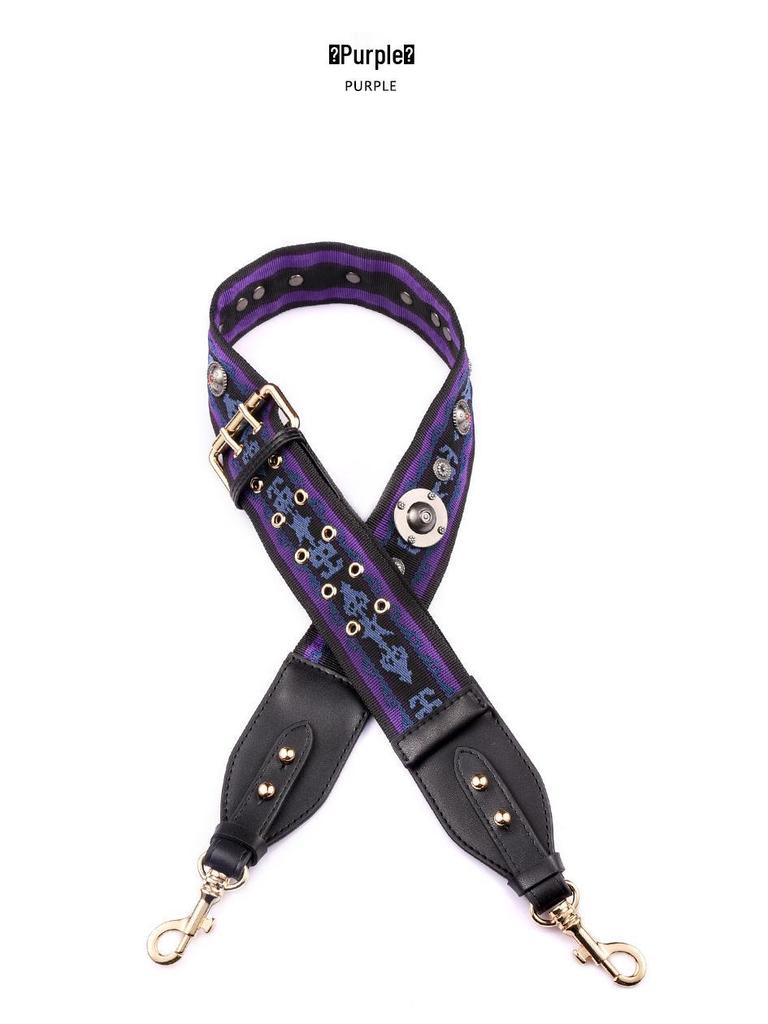 Ma Huang Shi Nastavitelný plátěný ramenní popruh crossbody taška doplněk - Podzimní/zimní kolekce, MHS-F-15