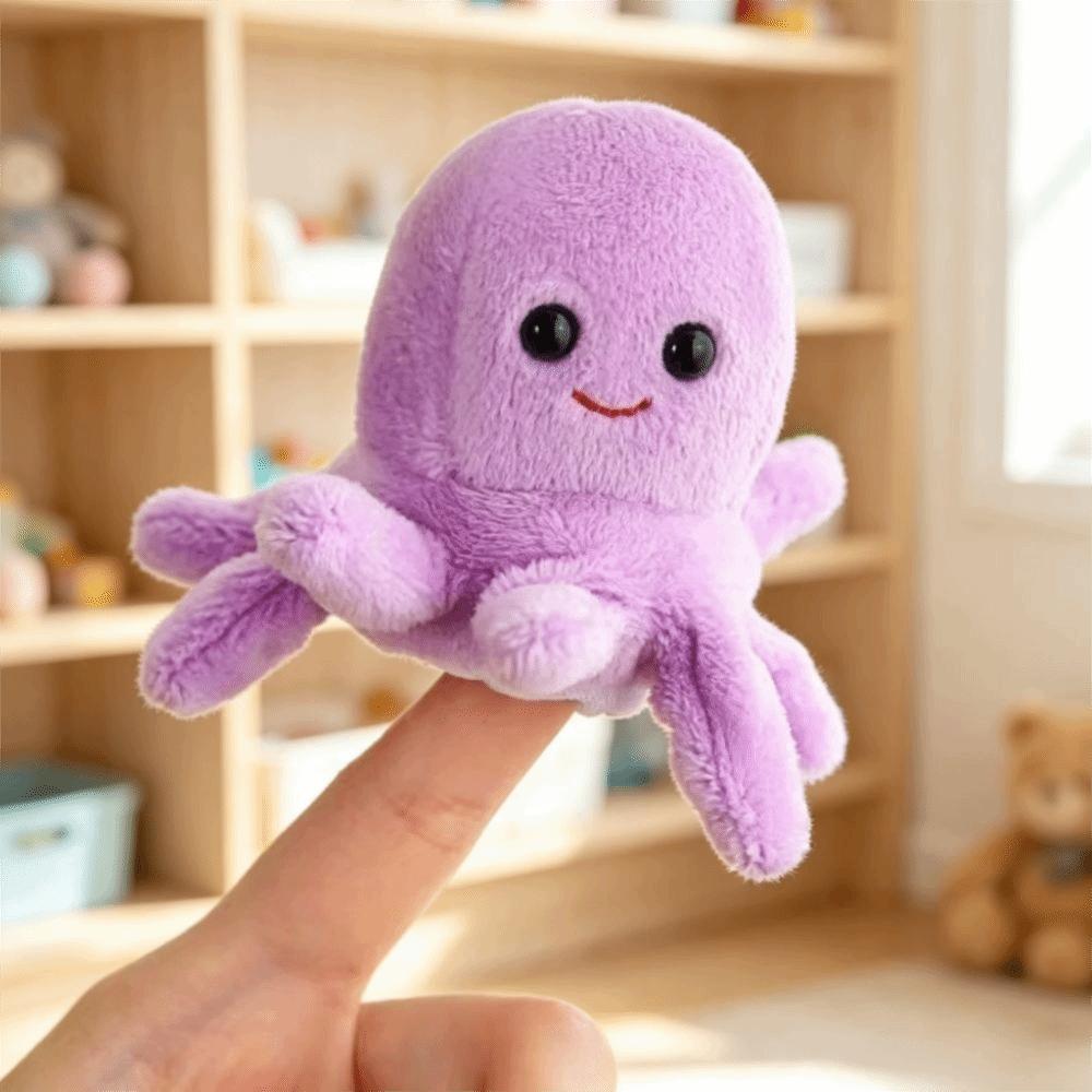 Handmade Doll Finger Plush Doll Filled Plush Hand Puppets Finger Puppets Storytelling