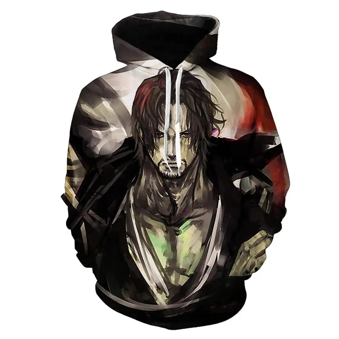 Bobby3 Cartoon One Piece Roronoa Zoro 3D Hoodies Heren Mode Casual Cosplay Kostuum Grappig Lente Streetwear Sweatshirt Jas XXXL