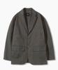 Dimitri Black Sidefix Shooting Blazer Jacket_Gray