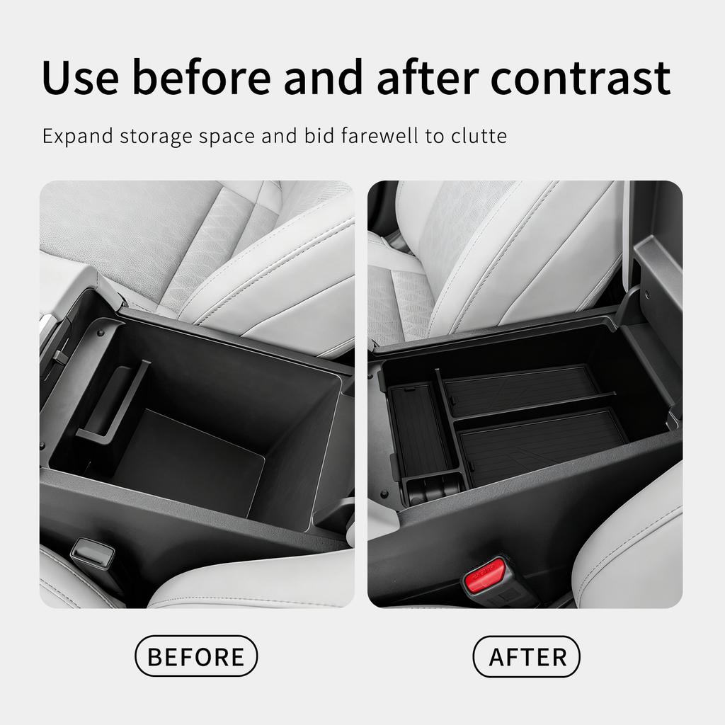 for Nissan MURANO 2026 Car Storage Box Interior Accessories Center Console Armrest Storage Organizer Tidying Tray