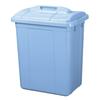 Shinki Gosei Tombow New Select Trash Can, 95 Liters, with Bag Stopper, Large, Commercial Use, Blue, C-90, Food Sanitation Law Compliant, 40.5cm Wide x
