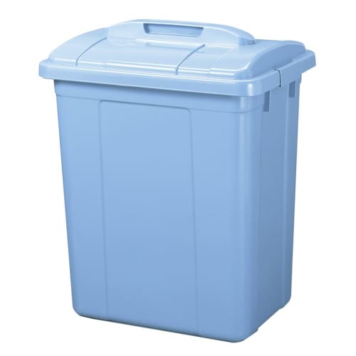 Shinki Gosei Tombow New Select Trash Can, 95 Liters, with Bag Stopper, Large, Commercial Use, Blue, C-90, Food Sanitation Law Compliant, 40.5cm Wide x