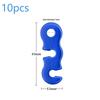 10Pcs Adjustable Tent Rope Buckle Aluminum Wind Cord Buckle Sturdy Rope Buckle For Outdoor Camping Tents Accessories